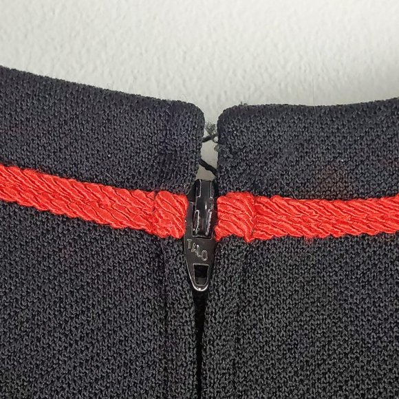 Vintage 1970s Domani Knits Retro A-Line Dress Sz 1 - Picture 14 of 15